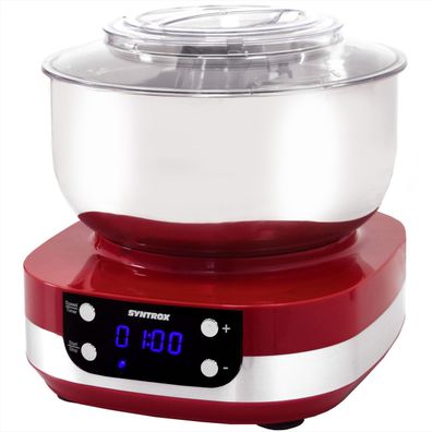 Küchenmaschine & Knetmaschine Zaurak 5 Liter - Farbwahl: rot - A-Ware/ B-Ware: A-Ware