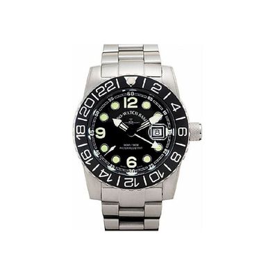 Zeno-Watch - Armbanduhr - Herren - Chrono - Airplane Diver 6349Q-GMT-a1M