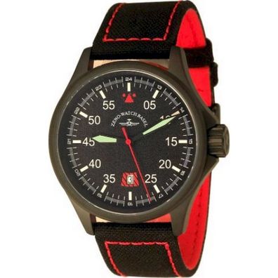 Zeno-Watch - Armbanduhr - Herren - Chrono - Speed Navigator Q red - 6750Q-a17