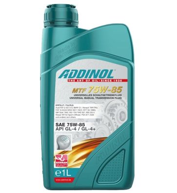 Addinol MTF 75W-85 Multi Transmission Fluid 1 Liter Getriebeöl Schaltgetriebe