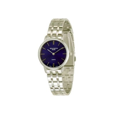 Zeno-Watch - Armbanduhr - Damen - Flatline 2 blue - 6641Q-c4M