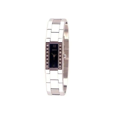 Zeno-Watch - Armbanduhr - Damen - Baguette 14 Swarowski Kristalle - 8113Q-c1M