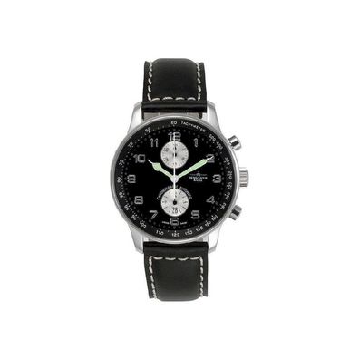 Zeno-Watch - Armbanduhr - Herren - Chrono - X-Large Retro Bicompax - P557BVD-d1