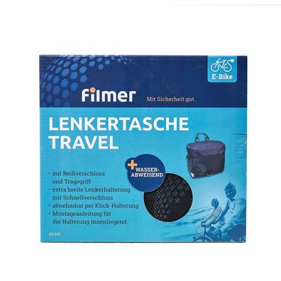 Filmer Premium 49601 Lenkertasche Travel 4 Liter Polyester