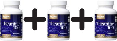 3 x Theanine, 100mg - 60 vcaps