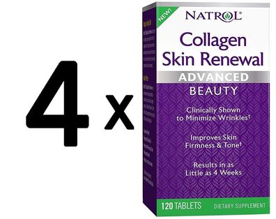 4 x Collagen Skin Renewal - 120 tabs