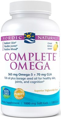Complete Omega, 565mg Lemon - 120 softgels