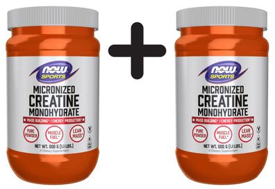 2 x Micronized Creatine Monohydrate - 500g