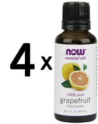 4 x Grapefruit Oil - 30 ml.
