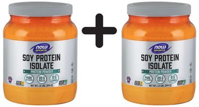 2 x Soy Protein Isolate Non-GMO, Unflavored - 544g