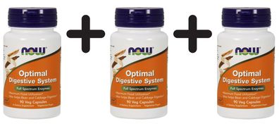 3 x Optimal Digestive System - 90 vcaps