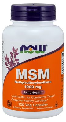 MSM Methylsulphonylmethane, 1000mg - 120 caps