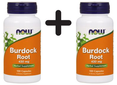 2 x Burdock Root, 430mg - 100 capsules