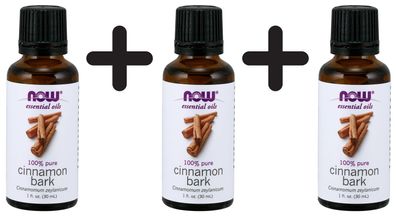 3 x Essential Oil, Cinnamon Bark Oil - 30 ml.