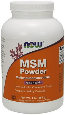 MSM Methylsulphonylmethane, Pure Powder - 454g