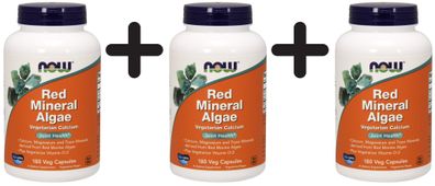 3 x Red Mineral Algae - 180 vcaps