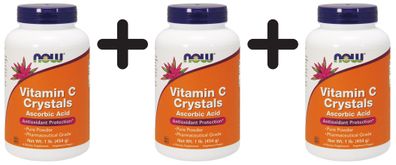 3 x Vitamin C Crystals - 454g