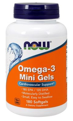 Omega-3 Mini Gels - 180 softgels