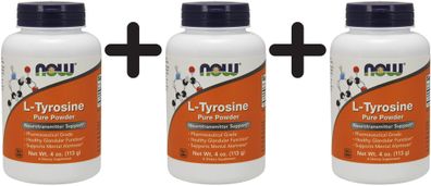 3 x L-Tyrosine, Powder - 113g