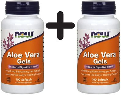 2 x Aloe Vera Gels - 100 softgels