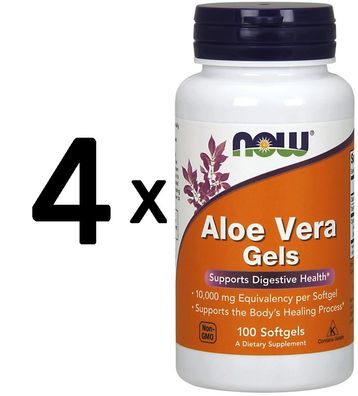 4 x Aloe Vera Gels - 100 softgels