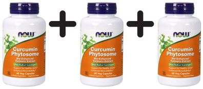 3 x Curcumin Phytosome - 60 vcaps