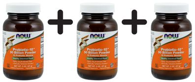 3 x Probiotic-10, 50 Billion Powder - 57g
