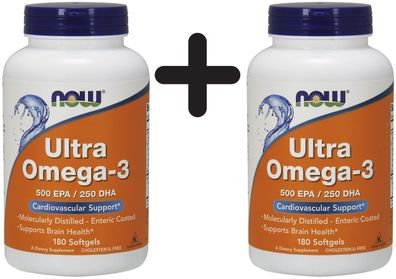 2 x Ultra Omega-3 - 180 softgels