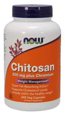 Chitosan, 500mg Plus Chromium - 240 vcaps