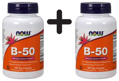 2 x Vitamin B-50 - 100 vcaps