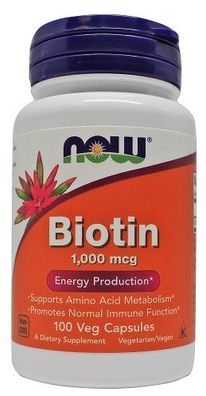 Biotin, 1000mcg with Vitamin C - 100 caps