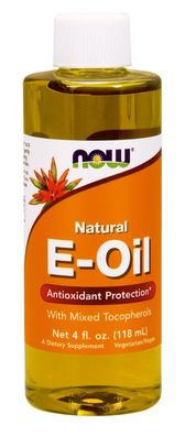 Natural Vitamin E-Oil with Mixed Tocopherols- 118 ml.