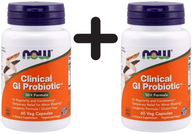 2 x Clinical GI Probiotic - 60 vcaps
