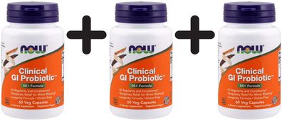 3 x Clinical GI Probiotic - 60 vcaps