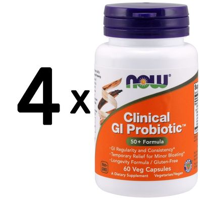 4 x Clinical GI Probiotic - 60 vcaps