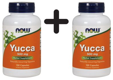 2 x Yucca, 500mg - 100 capsules