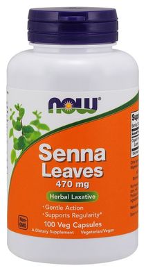 Senna Leaves, 470mg - 100 capsules