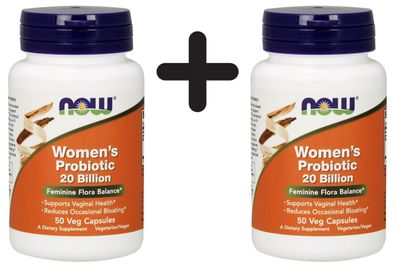 2 x Women's Probiotic 20 Billion - 50 vcaps