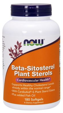 Beta-Sitosterol Plant Sterols - 180 softgels