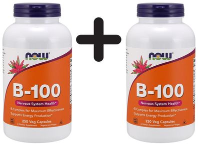 2 x Vitamin B-100 - 250 vcaps