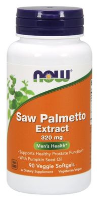 Saw Palmetto Extract with Pumpkin Seed Oil, 320mg - 90 veggie softgels