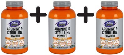 3 x Arginine & Citrulline - 340g