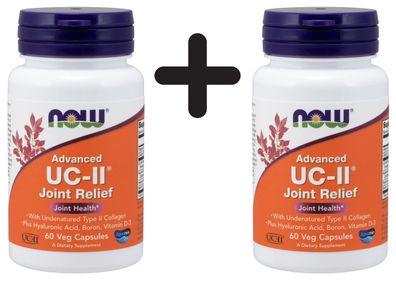 2 x UC-II Advanced Joint Relief - 60 vcaps