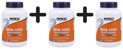 3 x DHA-1000 Brain Support - 90 softgels