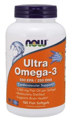Ultra Omega-3 (Fish Gelatin) - 180 fish softgels