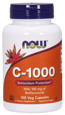 Vitamin C-1000 with 100mg Bioflavonids - 100 vcaps