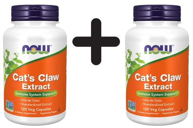 2 x Cat's Claw Extract - 120 vcaps