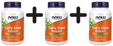 3 x Cat's Claw Extract - 120 vcaps