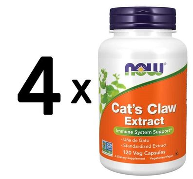 4 x Cat's Claw Extract - 120 vcaps