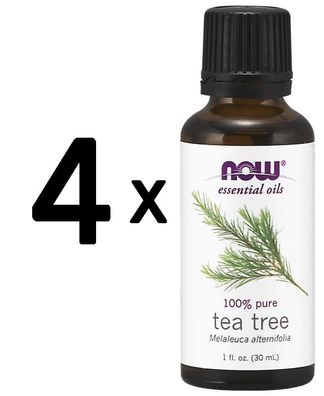 4 x Essential Oil, Tea Tree Oil - 30 ml.